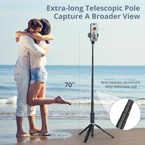 Bluetooth Remote Phone Tripod for iPhone & Android Smartphones