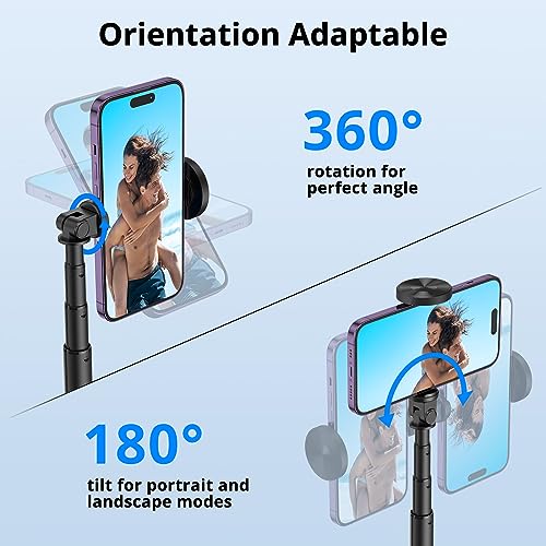ATUMTEK 51 Selfie Stick Tripod & Bluetooth Remote for iPhone & Android