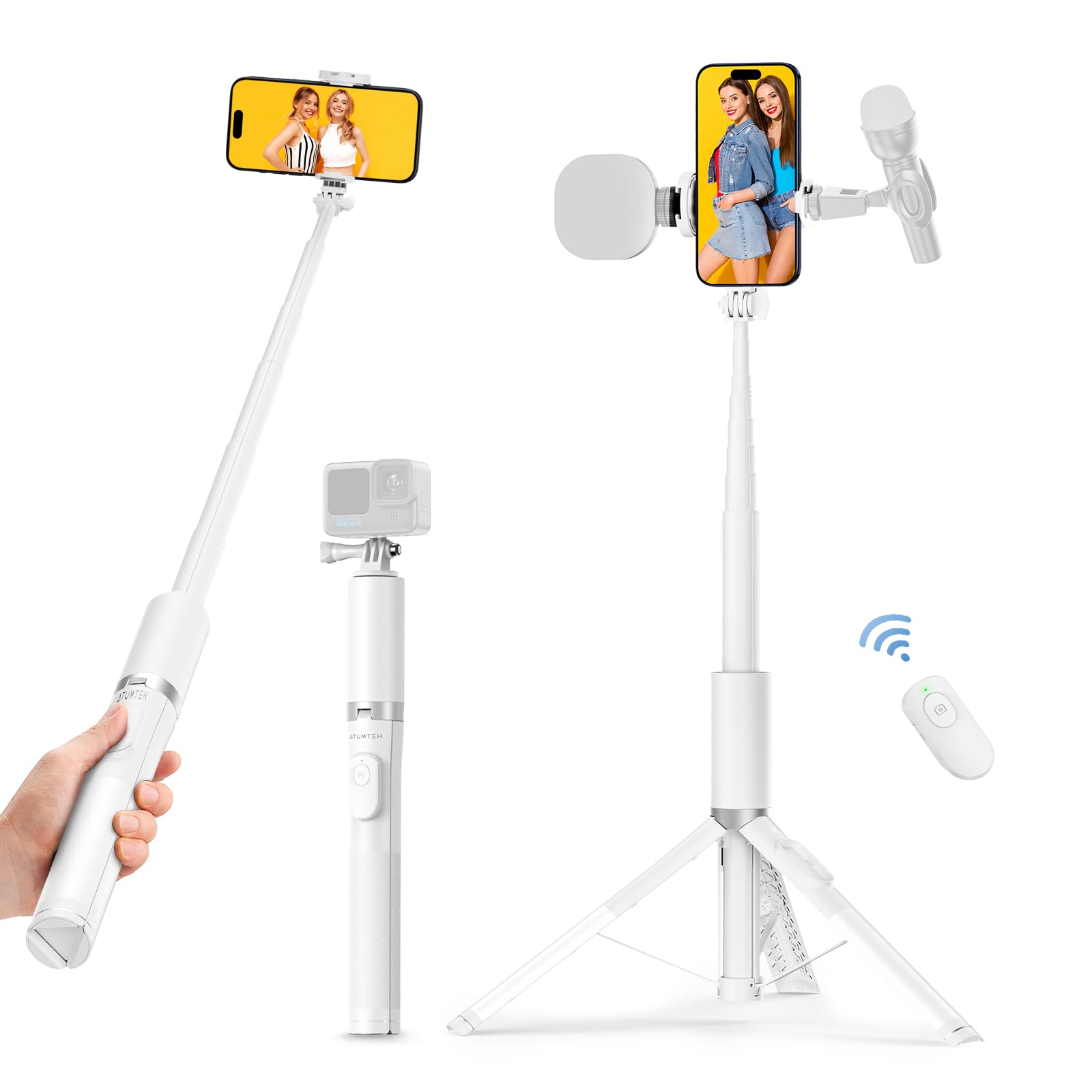 Bluetooth Remote Phone Tripod for iPhone & Android Smartphones